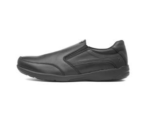 Hush Puppies Mocassini Aaron Uomo, Nero, 43