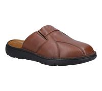 Hush Puppies Carson Mule Uomo Sandalo Classico In Pelle Marrone Slip On