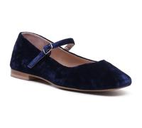 Hush Puppies Pasha Velvet - Ballerine da donna blu navy