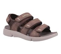 Hush Puppies Raul Sandalo Multi Cinghia Da Uomo In Marrone 6 - 12