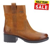 Hush Puppies Saskia Comfort Scarponcini Ankle Boot Impermeabili Donna Beige