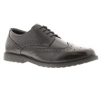 Hush Puppies Scarpe da Donna Scuola Lavoro Verity Scarpone Pelle con Lacci Nero
