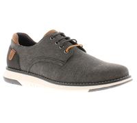 Hush Puppies Scarpe Da Uomo In Tela Con Schiuma Memory Bruce Grigio Taglia UK