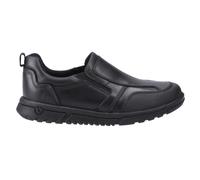 Hush Puppies Sergio Junior Scarpe Ragazzo In Pelle Nere Slip On Back To School
