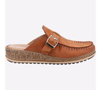 Hush Puppies Sorcha Mule Donna Sandali Classici Casual in Pelle Tan Slip On