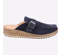 Hush Puppies Sorcha Sabot Donna Camoscio Memoria Schiuma Sandali Navy