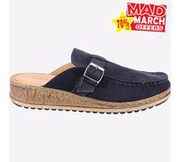Hush Puppies Sorcha Sabot Donna Camoscio Memoria Schiuma Sandali Navy