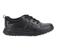 Hush Puppies Steven Pelle Ragazzi Senior Scuola Scarpe Bts Nero