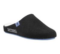 Hush Puppies The Good Slipper - Pantofole da uomo in poliestere RPET riciclato al 90%, colore: Nero/Blu, Nero , 44-45 EU