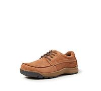 Hush Puppies Tucker, Scarpe Stringate Derby Uomo, Marrone (Tan Nubuck Tan), 44 EU