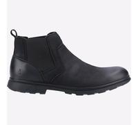 Hush Puppies Tyrone Uomo Relaxed Casual Elegante Memoria Schiuma Stivali Neri