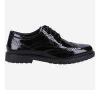 Hush Puppies Verity Scarpa Brogue Nera Donna Ragazza In Pelle Stringata