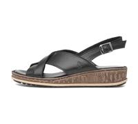 Hush Puppies Women's Elena Wedge Sandal, Nero, 37