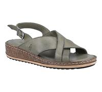 Hush Puppies Women's Elena Wedge Sandal, Oliva, 37 EU