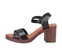 Hush Puppies Women's Georgia Heeled Sandal, Nero, 41-42 EU