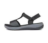 Hush Puppies Women's Sylvie Sandal, Nero, 38 EU