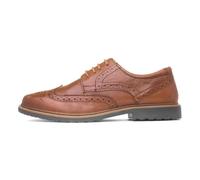 Hush Puppies Women's Verity Brogue Oxford, Marrone Chiaro, 39 EU