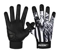 Hushe' Guanti da boxe e softball con bandiera americana, guanti da boxe da baseball per bambini piccoli, per giovani uomini, adulti e unisex.