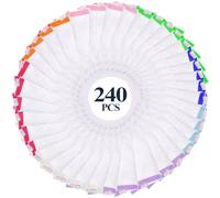 Hushee 240 sacchetti per sapone fatti a mano, in rete a bolle, con coulisse, per schiuma e asciugatura, morbidi, per doccia, corpo, pulizia del viso, facile da bollire e riporre