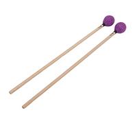 HUSHUI 1 paio di mazzuole per marimba con testa in filato medio duro con manico in acero, per percussioni MQ-06 (Volet)