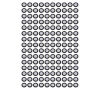 HUSHUI 150 Pz Scansione 3D Punti Magnetici Riflettenti Bersagli Marcatori di Punti di Riferimento per Tracciamento Ottico Accurato 6mm ID 10mm OD