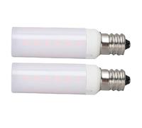HUSHUI 2 Pezzi E12 Effetto a LED Lulbo 220lm Lampadine Tremolanti per Patio per la Festa Patio Decorazioni Esterne Interne