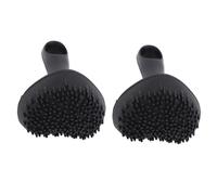 HUSHUI 2 Pezzi Strumento per Trucco con Timbri per Lentiggini in Silicone Dall'aspetto Realistico One Press Carino Piccola Penna per Timbri con Lentiggini Finte (Nero)