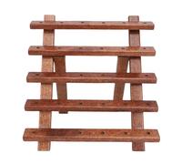 HUSHUI 30 Spools in Legno di Pino, Organizzatore del Supporto per Filo da Cucire per Trapunte e Artigianato, Supporto a Parete o Scrivania, Salva