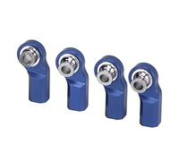 HUSHUI 4PCS RC Auto Rod End M3 Acciaio In Lega di Alluminio Testa Dell'asta dello Sterzo per 1/10 Assiale SCX10 Modello di Sostituzione (Blu scuro)