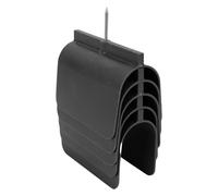 HUSHUI 5 Strumenti di Localizzazione dei Marcatori di Uscita del Muro a Secco con Punte in Acciaio Inossidabile per la Protezione del Filo, Adatti per le Applicazioni di Marcatura e (Nero)