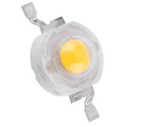 HUSHUI 50 Pezzi SMD LED Perline Lampada Bianco Caldo/freddo 1 W Ad Alta Luminanza a Risparmio Energetico per la Sostituzione di Mostre in Studio Domestico (Bianco caldo 2700K-3000K)