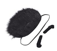 HUSHUI Accessori per Baffi, Barba e del Viso di Halloween, Barba Finta Comoda e Morbida in Peluche per Feste, Costumi e Spettacoli - 1 e 1 Paio di Sopracciglia (carta di carta blu)