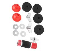 HUSHUI Accessorio per Piatti per Batteria da 13 Pezzi Cuscinetti in Feltro Durevoli per una Migliore qualità del Suono Adatti a Vari Tamburi