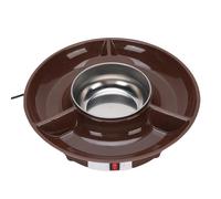 HUSHUI Acciaio Inossidabile in Acciaio Inossidabile Al Cioccolato di Cioccolato Elettrico da 25w Set di Fondendo Cioccolato per Immergere le Fragole (Plug 220v)