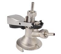 HUSHUI Accoppiatore per Fusti di Birra di Tipo A, Erogatore in Ottone in Acciaio Inossidabile con Anello di Tenuta in Gomma NSF per Erogatore di Fusti di Vino Al Rubinetto della Birra