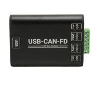 HUSHUI Adattatore da USB a CAN FD di Grado Industriale Compatto e Durevole per L'analisi e la Comunicazione dei Dati CAN FD Nei Sistemi Industriali Lega di Alluminio 1 unità