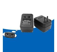 HUSHUI Adattatore di Tensione Convertitore Step-up Compatto da 110 V a 220 V per Apparecchi da Viaggio ABS 65x45x40 Mm