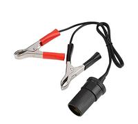 HUSHUI Adattatore per Accendisigari da 12 V con Clip Resistente, Caricabatterie da Viaggio Portatile per Accessori per Auto, Installazione Semplice, Soluzione di Alimentazione a Batteria