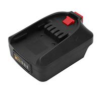HUSHUI Adattatore per Batteria Al Litio da 18 V Convertitore Dock Compatto per Utensili Elettrici, Materiale ABS Stabile, Installazione Semplice, 1 unità
