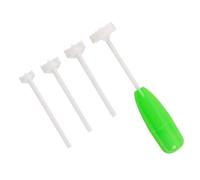 HUSHUI Affettatrice Mandolina Tagliaverdure Tagliaverdure, 4 Pezzi/Set Cavatappi Vegetale Sostituibile Tagliaverdure a Spirale Strumento di Scavo con Testa Sostituibile Utensile da