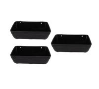 HUSHUI Aggancio Alimentatore di Pollame di Grande capacità Risparmiando in Plastica in Plastica Aderente Alimentatore di Pollo per Agricoltura (Nero)