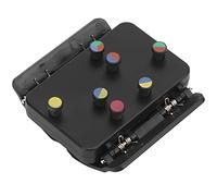 HUSHUI Aiuto per Ukulele, Strumento per L'apprendimento degli Accordi con Codice Colore con Design Integrato per una Facile Installazione, Pulsante Rotondo per il Comfort delle Dita, (booster per