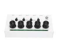 HUSHUI Amplificatore per Cuffie Stereo Perfetto per L'uso in Studio e Sul Palco con 4 Controlli di Volume Indipendenti e qualità del Suono Pura