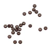 HUSHUI Anelli di Collegamento per Estensioni dei Capelli di qualità 3 Mm X 2 Mm. Perline in Silicone 1000 Pezzi per Uso Professionale (marrone marrone medio)