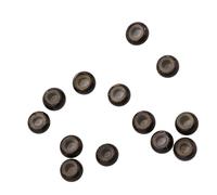 HUSHUI Anelli di Collegamento per Estensioni dei Capelli di qualità 3 Mm X 2 Mm. Perline in Silicone 1000 Pezzi per Uso Professionale (marrone scuro marrone scuro)