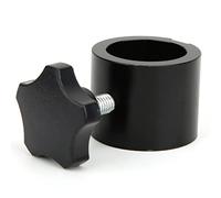 HUSHUI Anello di Fissaggio da 32 Mm, Lega di Alluminio Resistente, Accessorio per Microscopio Antiscivolo per Uso Professionale, 1 Microscopio da 32 Mm