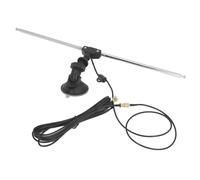 HUSHUI Antenna SDR, Kit Antenna a Dipolo Telescopico con Cavo RG174 da 60 Cm e Connettore Maschio SMA, per Installazione da Interni Ed Esterni Nella Gamma VHF-UHF