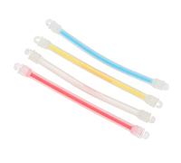 HUSHUI Antivibrazioni per Racchette da Tennis Lunghe 4 Pezzi, Ammortizzatori in Silicone Durevole per un Maggiore Comfort, 10,5 Cm, Riducono L'impatto e le Vibrazioni