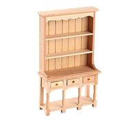 HUSHUI Armadietto per Libri Tascabili Meravigliosi Mini Mobili in Legno per Sala Studio Ecologici 10,6 Cm/4,2 Pollici