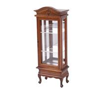 HUSHUI Armadietto per Mobili per Casa delle Bambole in Miniatura in Scala 1:12. Elegante Espositore in Legno di Betulla per il Gioco Creativo